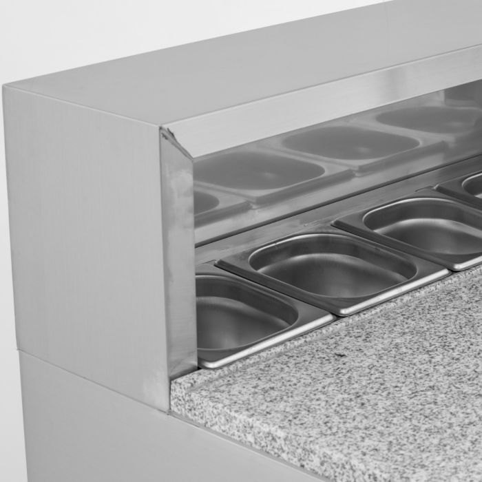 Blizzard 2 Door Compact Gastronorm Pizza Prep Counter 240L BCC2PREPGRA ...