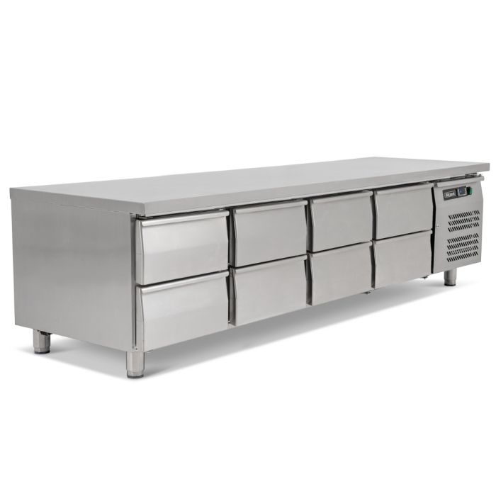 Blizzard 8 Drawer Low Height 650mm Snack Counter 420L SNC4-DRW