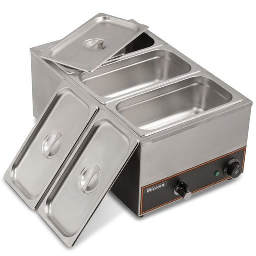 Blizzard Bain Marie With Containers 3x Gn1/3 BBM1