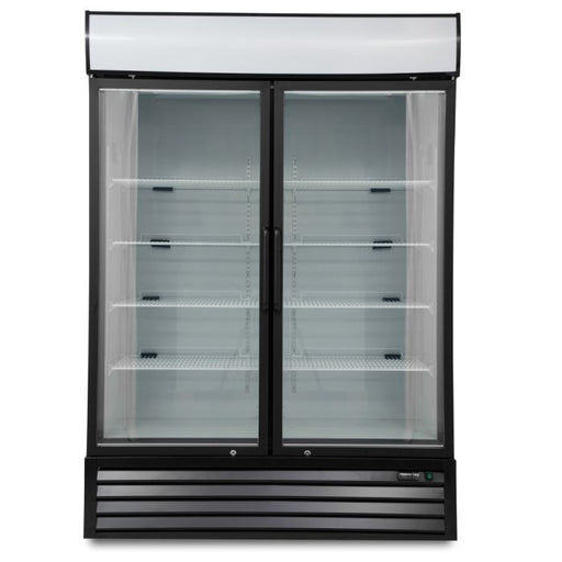 Blizzard Double Glass Door Freezer Merchandiser 1134l GDF1200_