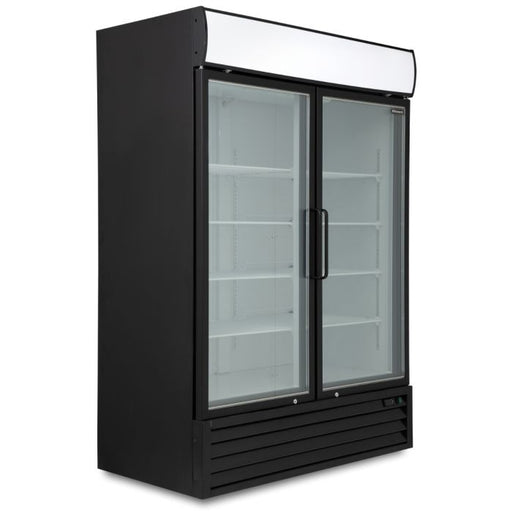 Blizzard Double Glass Door Freezer Merchandiser 1134l GDF1200_