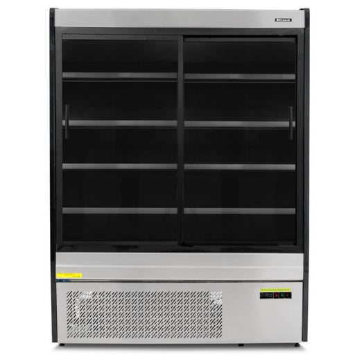 Blizzard Ss Tiered Display With Sliding Glass Doors BTD200SS-GD