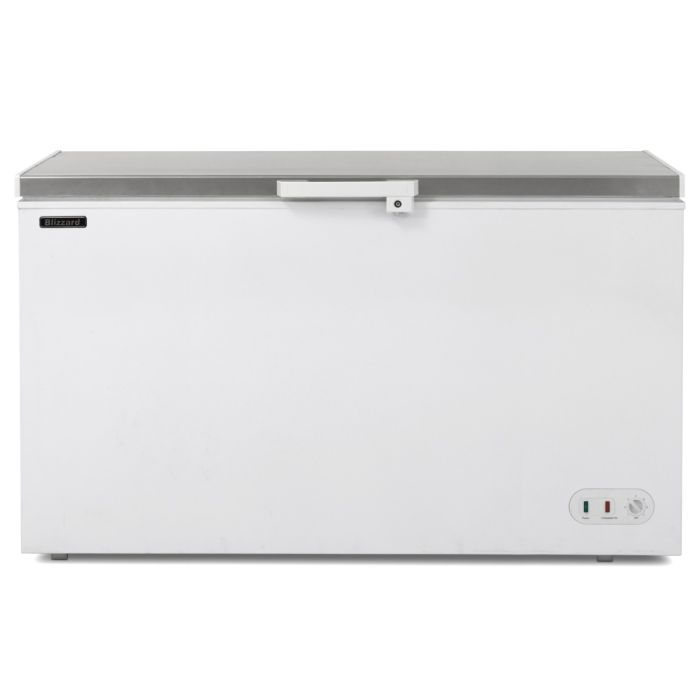 Blizzard stainless steel lid chest freezer 550l cf550ss_