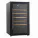 Cavecool Raw Citrine 56 bottle single zone wine cooler, side view
