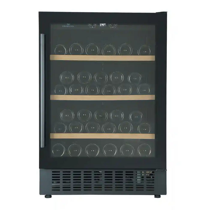 Cavecool Affection Jargon Essential Edition 54 bottle single zone wine cooler, front view