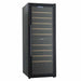 Cavecool Raw Zircon 77 bottle dual zone wine cooler, side view