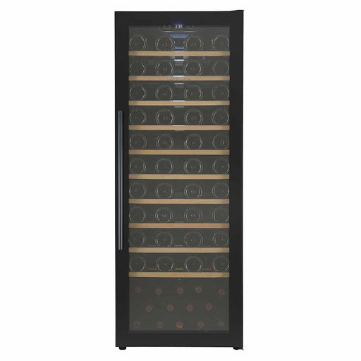 Cavecool Raw Zircon 84 bottle single zone wine cooler, front view