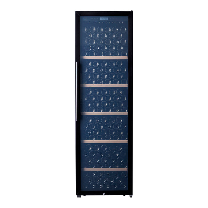 Cavecool Passion Mica 248 bottle single zone wine cooler, glass door, front view