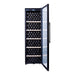Cavecool Passion Mica 248 bottle single zone wine cooler, glass door, interior shelving view