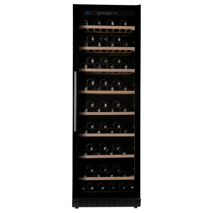 Cavecool Ideal Emerald wine cooler, 112 bottles, multizone, black