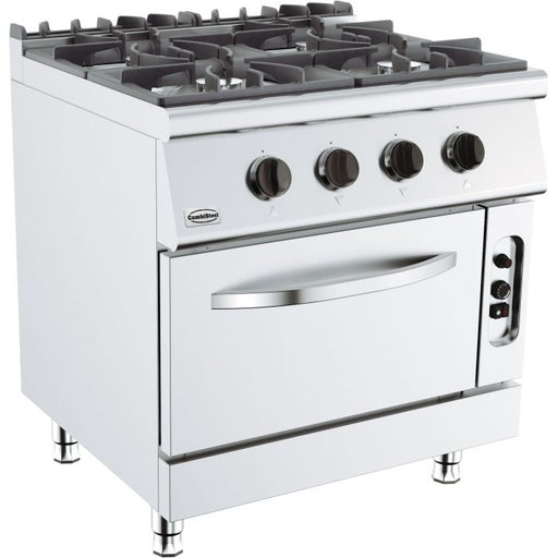 Combisteel Base 700 Gas Stove 4 Bu. With Gas Oven