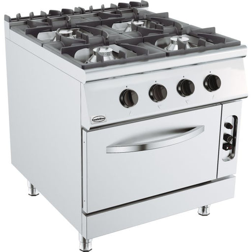 Combisteel Base 900 Gas Stove 4 Bu. With Gas Oven