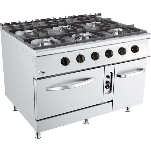 Combisteel Base 900 Gas Stove 6 Bu. With Gas Oven