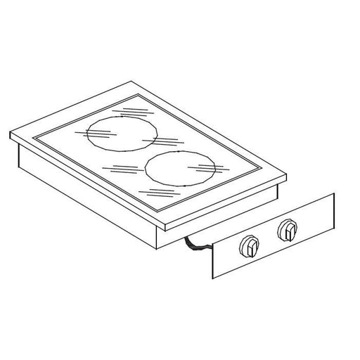 Combisteel Ceramix range 2 zones 7266.0035