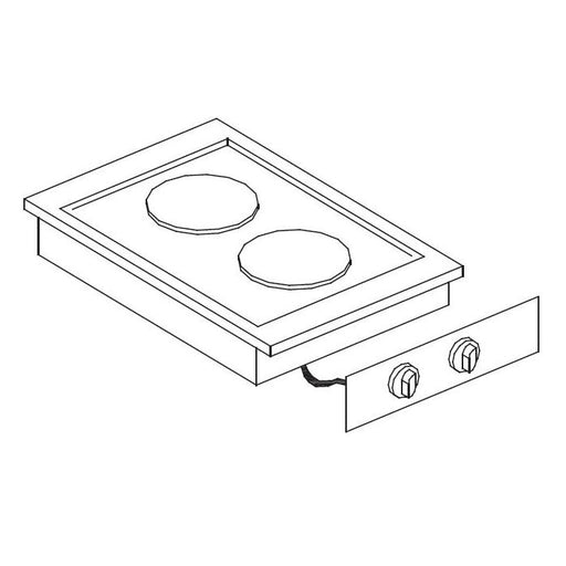 Combisteel El. Range 2 pl. 7266.0025