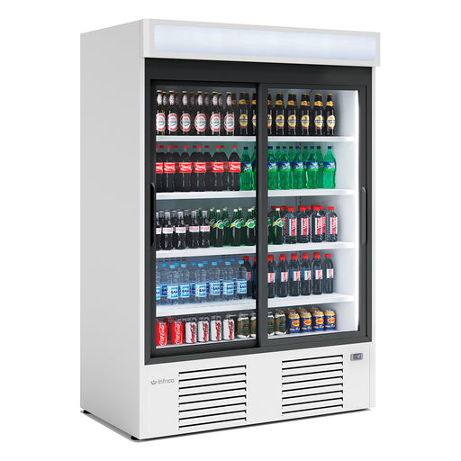 Infrico ERC 130 sliding glass door merchandiser