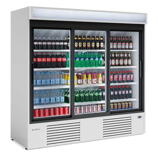 Infrico ERC 200 sliding glass door merchandiser