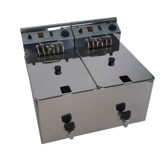 Infrico FR1010LG Twin Tank Commercial Electric Fryer