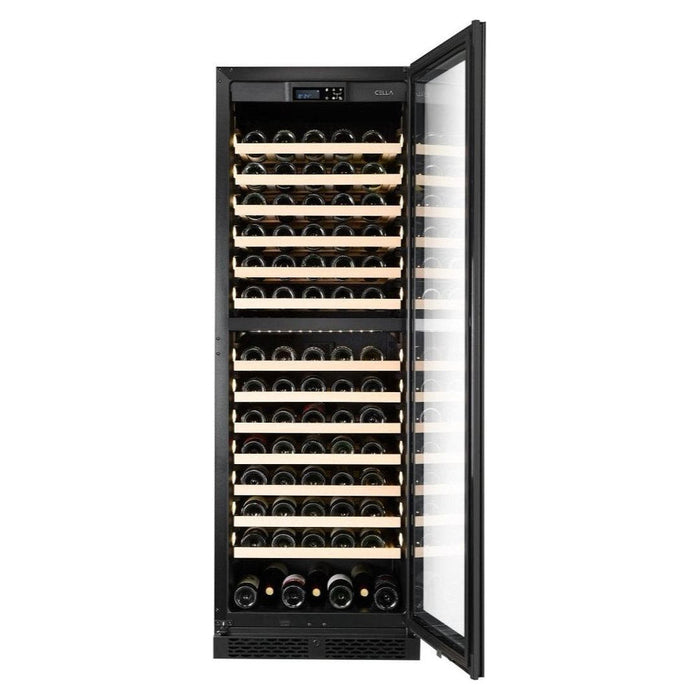 Cella 154 Bottle Dual Zone Wine cooler, FWS154D-BLACK
