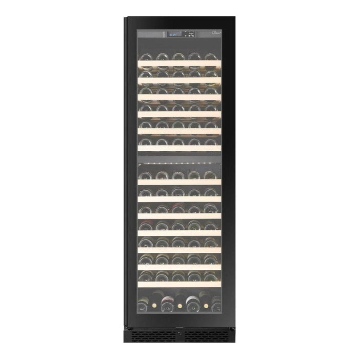 Cella 154 Bottle Dual Zone Wine cooler, FWS154D-BLACK