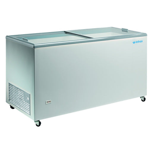 Infrico HF500TCGHC Glass Lid Chest Freezer Conservator