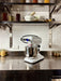White Combisteel 7 litre tabletop planetary mixer with stainless steel bowl and accessories view 7