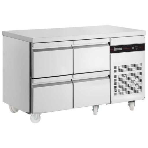 INOMAK 4 DRAWER 1/1 GASTRONORM COUNTER 274L PN22-HC