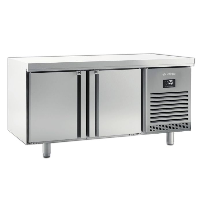 Infrico 2 Door 800mm Depth Freezer Counter 405L MR1620BT