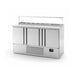 Infrico 3 Door Compact Gastronorm Pizza Prep Counters 355L ME1003PIZZA