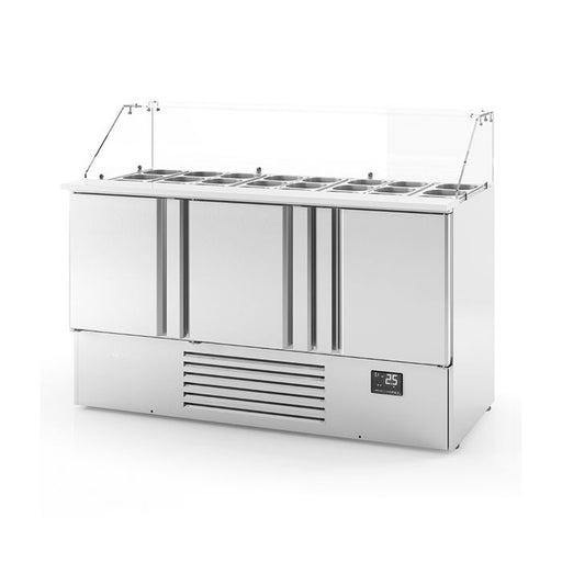 Infrico 3 Dr Compact Gn Prep Station With Display 355L ME1003KB