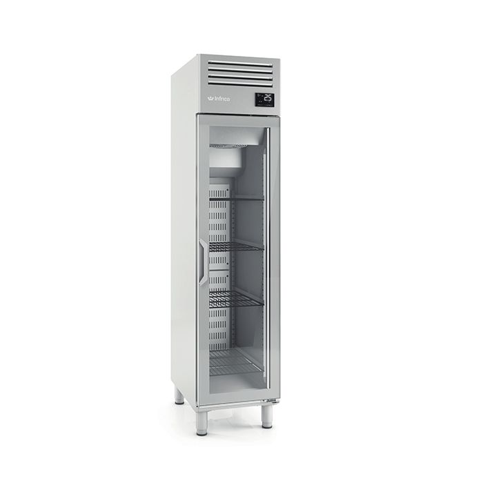 Infrico Single Glass Door Gastronorm Refrigerator 325L AGN300-CR