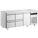 Inomak 1 Door 4 Drawer 1/1 Gastronorm Counter 429L PN229-HC