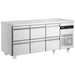 Inomak 6 Drawer 1/1 Gastronorm Counter 429L PN222-HC