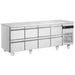 Inomak 8 Drawer 1/1 Gastronorm Counter 583L PN2222-HC