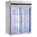 Inomak Double Glass Dr Heavy Duty 2/1 Refrigerator 1432L CEP2144CR