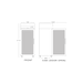 Inomak Single Glass Door Heavy Duty 2/1 Refrigerator 654L CAP172CR