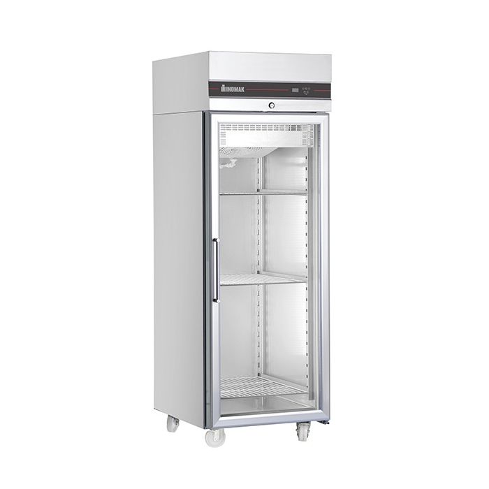 Inomak Single Glass Door Heavy Duty 2/1 Refrigerator 654L CAP172CR