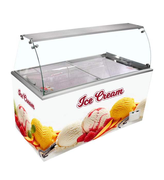 Tefcold Scoop Ice Cream Display IDA600-W1+ 67583