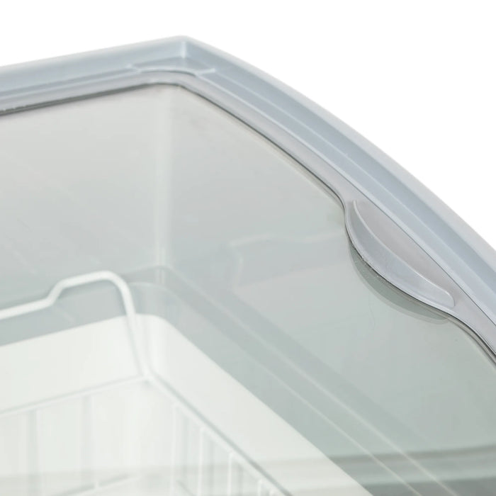 Tefcold Sliding Curved Glass Lid Chest Freezer NIC501SCEB