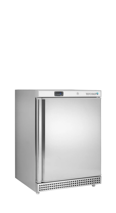 Tefcold Low-energy undercounter refrigerator stainless steel UR200X1