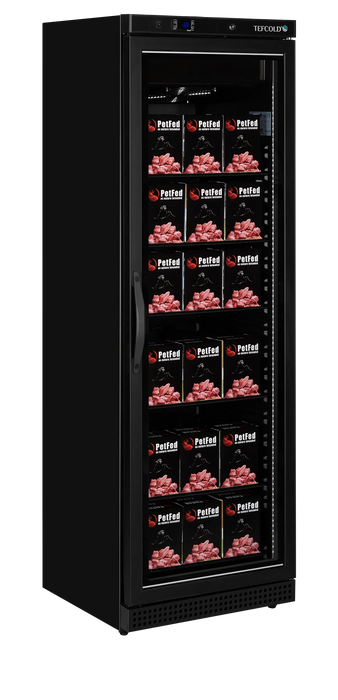 Tefcold Glass Door Display Freezer UF400VGB 54106