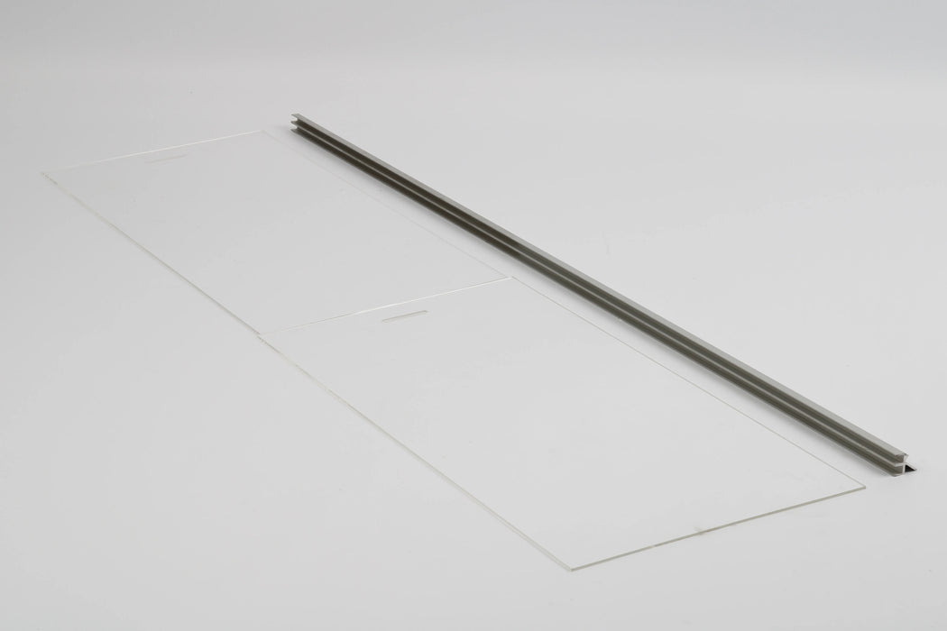 Tefcold Perspex Rear Door Set for Curved 1.5m unit with Marble Shelf 30605