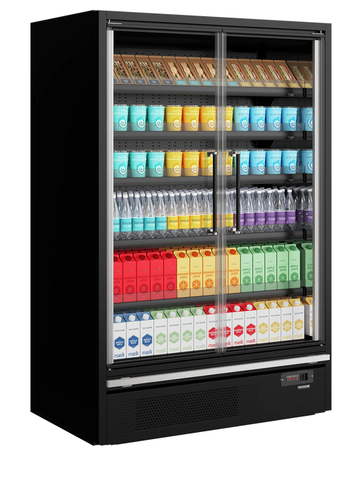Tefcold Multideck With Doors Galaxy+ GP14FGD Black 42275