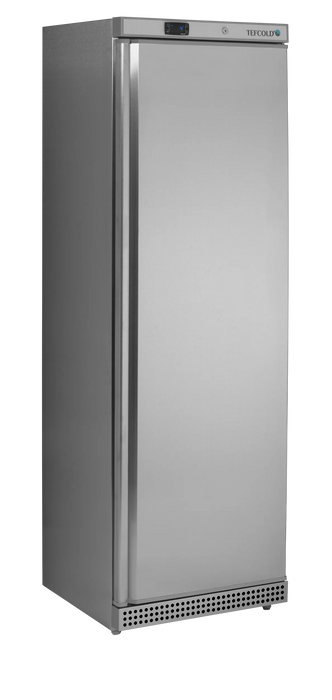 Tefcold UR400X1 Solid Door Refrigerator Stainless Steel