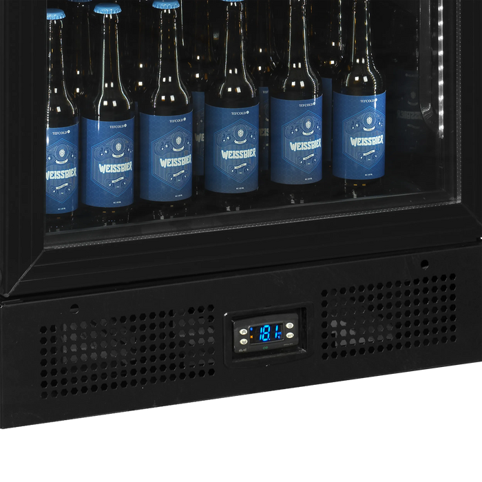 Tefcold Glass Door Merchandiser CEV435CP BLACK 51529