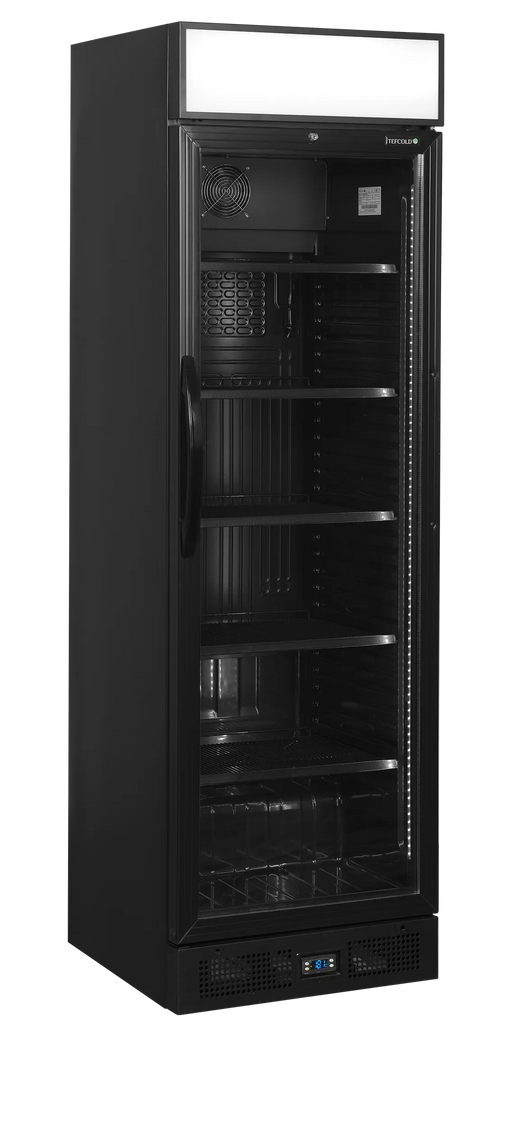 Tefcold Glass Door Merchandiser CEV435CP BLACK 51529