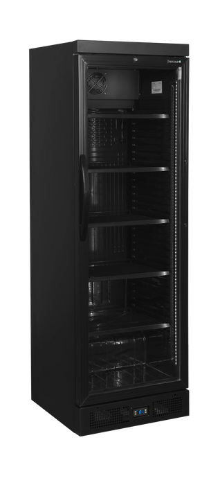 Tefcold Glass Door Merchandiser CEV435 BLACK 51521