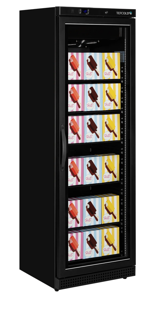 Tefcold Glass Door Display Freezer UF400VGB 54106