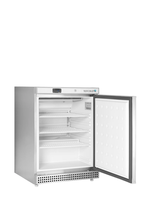Tefcold Low-energy undercounter refrigerator stainless steel UR200X1