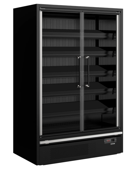 Tefcold Multideck With Doors Galaxy+ GP14FGD Black 42275